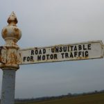 Tynings Fingerpost Before Restoration