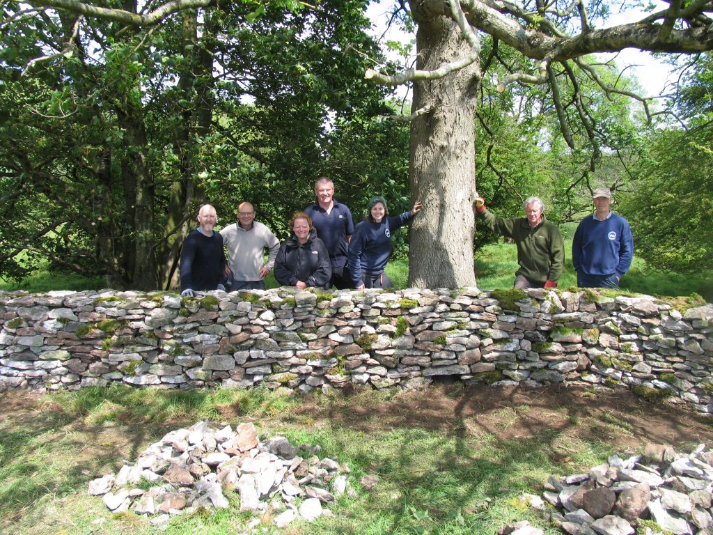 The walls of Mendip look set for a brighter future thanks to Volunteer Training