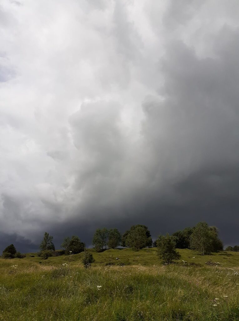 Storm over the Mendip Hills